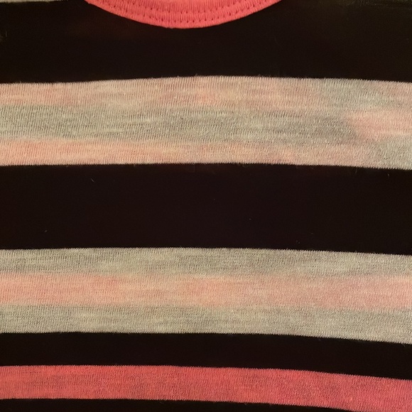 PINK tank top with racer back. Size s. Pink/black and white. - Picture 7 of 7